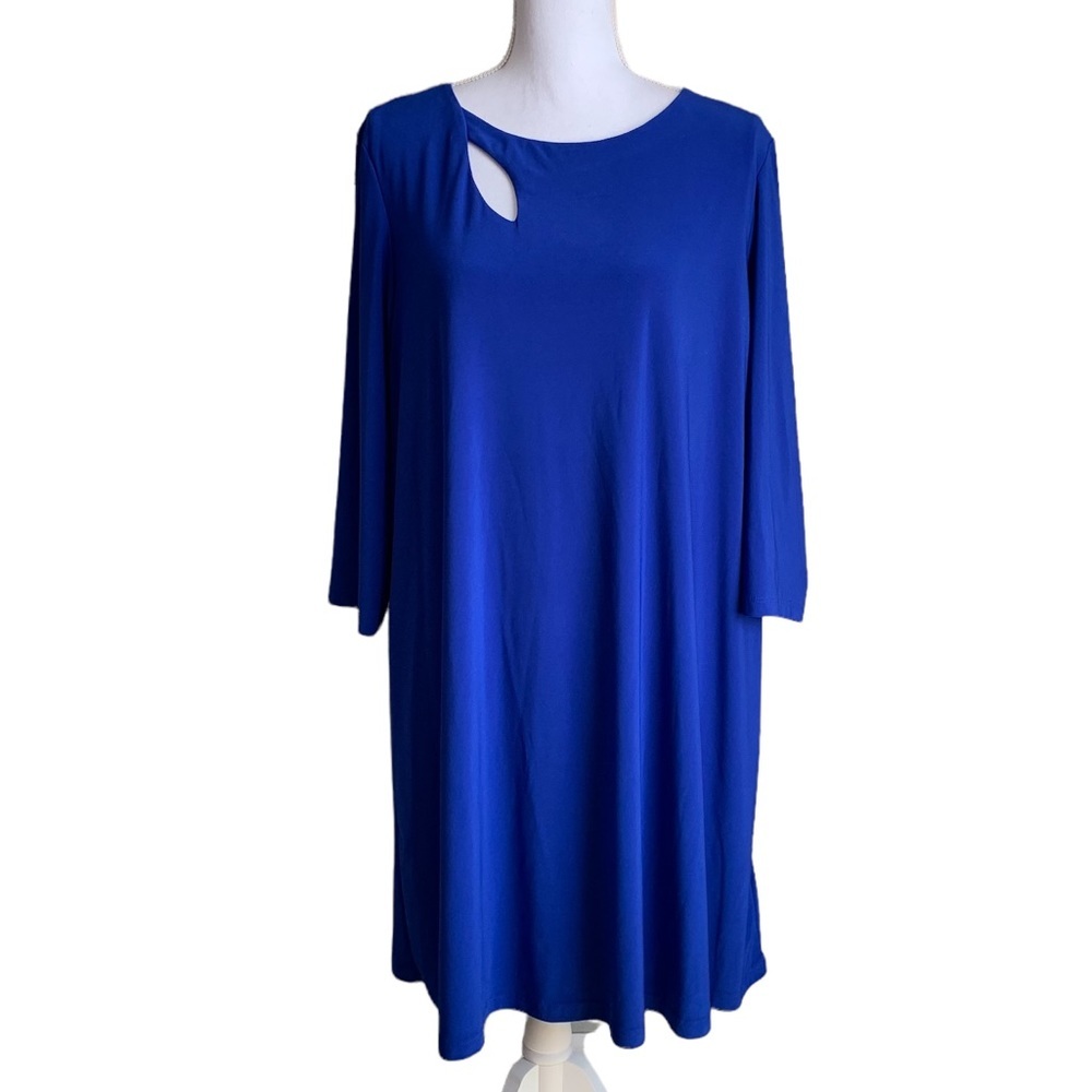 Tash + Sophie Blue Midi Dress Size CL